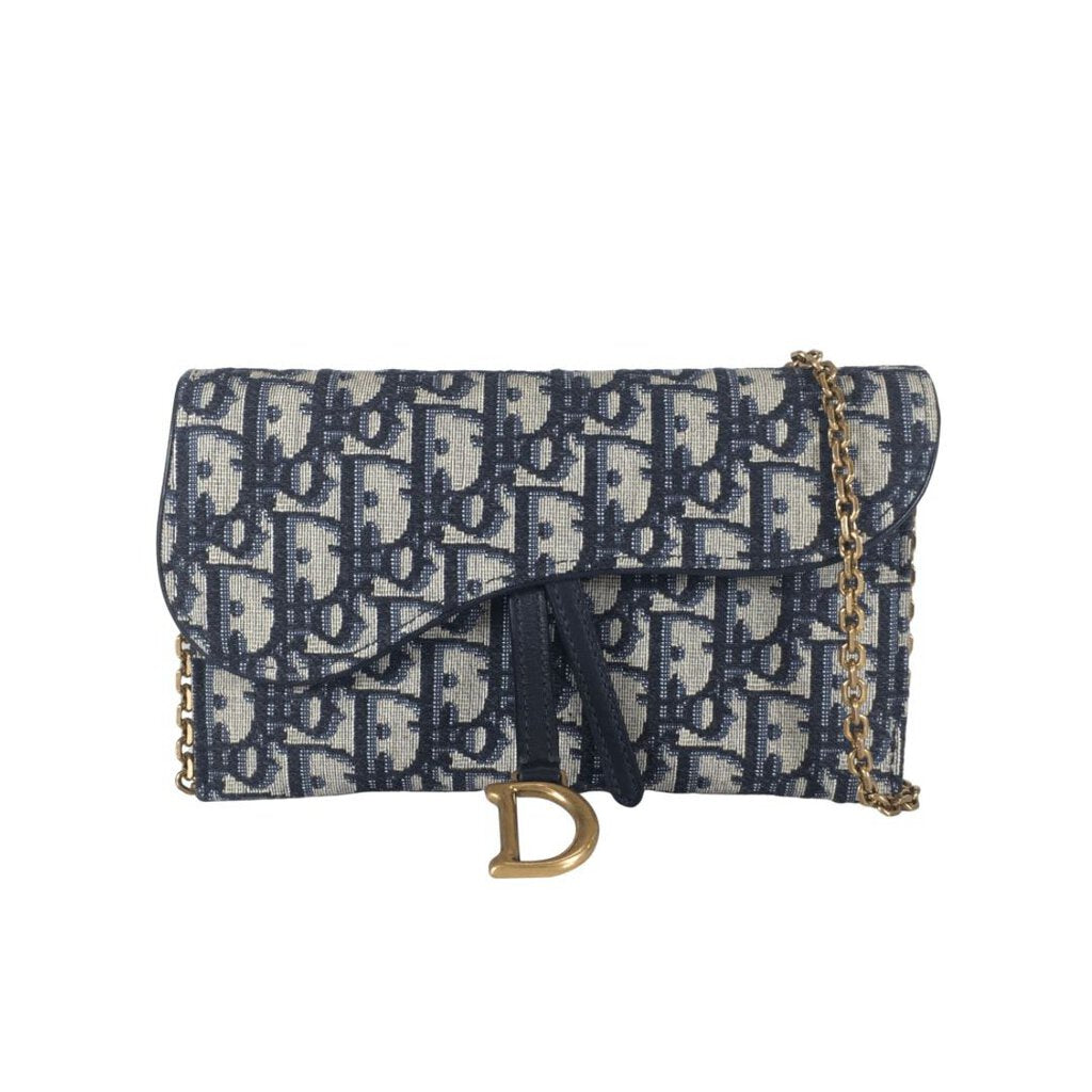 Dior Saddle Wallet on Chain