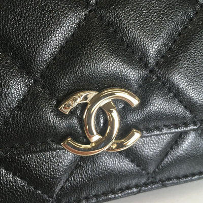 Chanel Top Handle Wallet on Chain