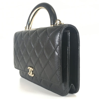 Chanel Top Handle Wallet on Chain