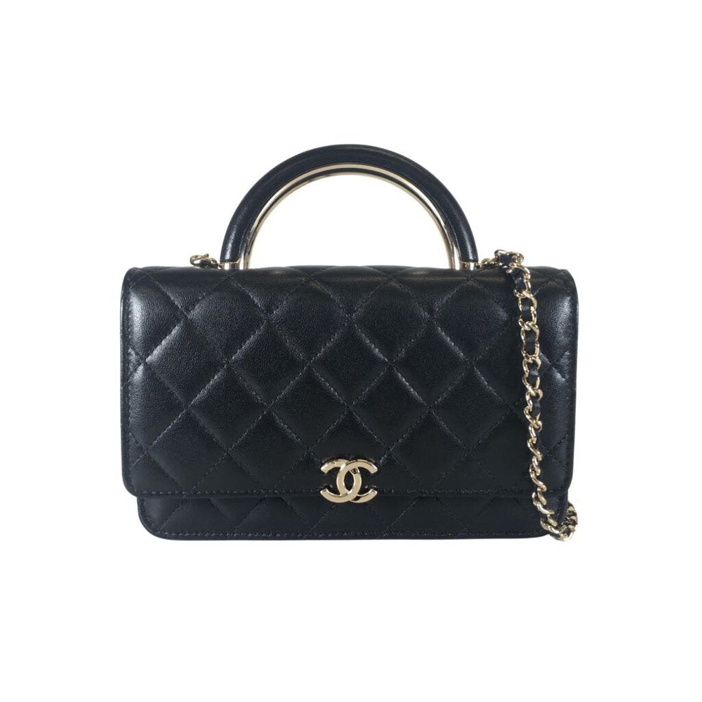 Chanel Top Handle Wallet on Chain