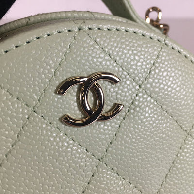 Chanel Round Clutch with Chain