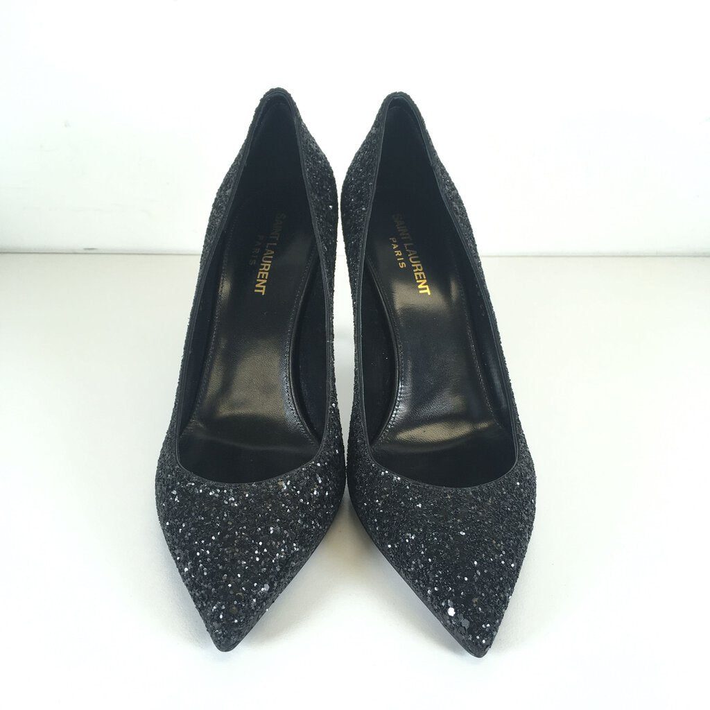 Saint Laurent (YSL) Opyum Glitter Pumps