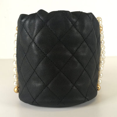 Chanel Mini About Pearls Drawstring Bucket Bag