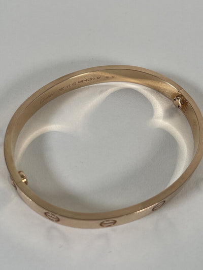 Cartier Love Bracelet (Size 17)