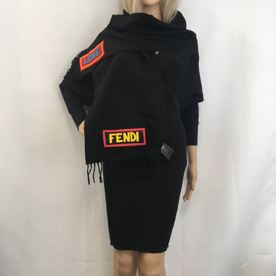 Fendi Love Wool Scarf