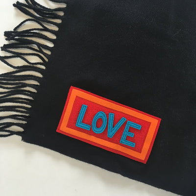 Fendi Love Wool Scarf