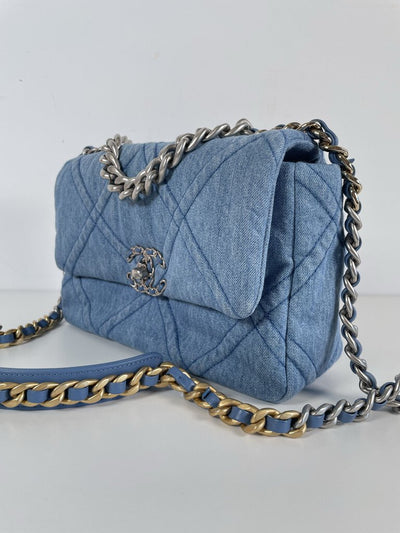 Chanel 19 Denim Blue