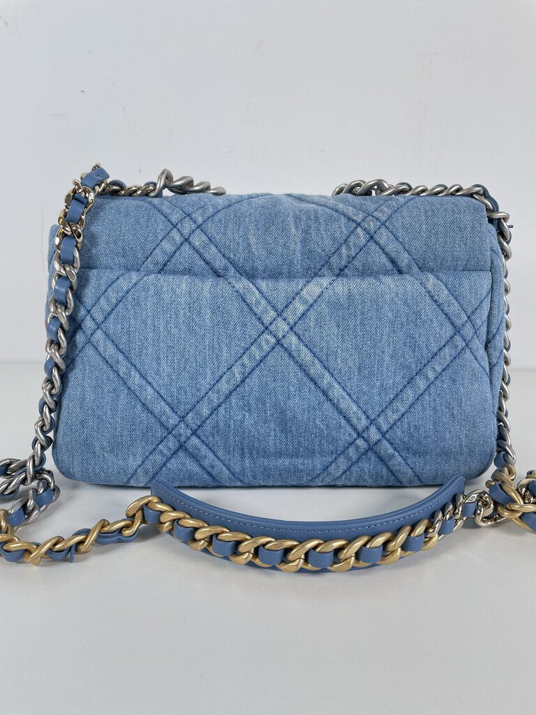 Chanel 19 Denim Blue