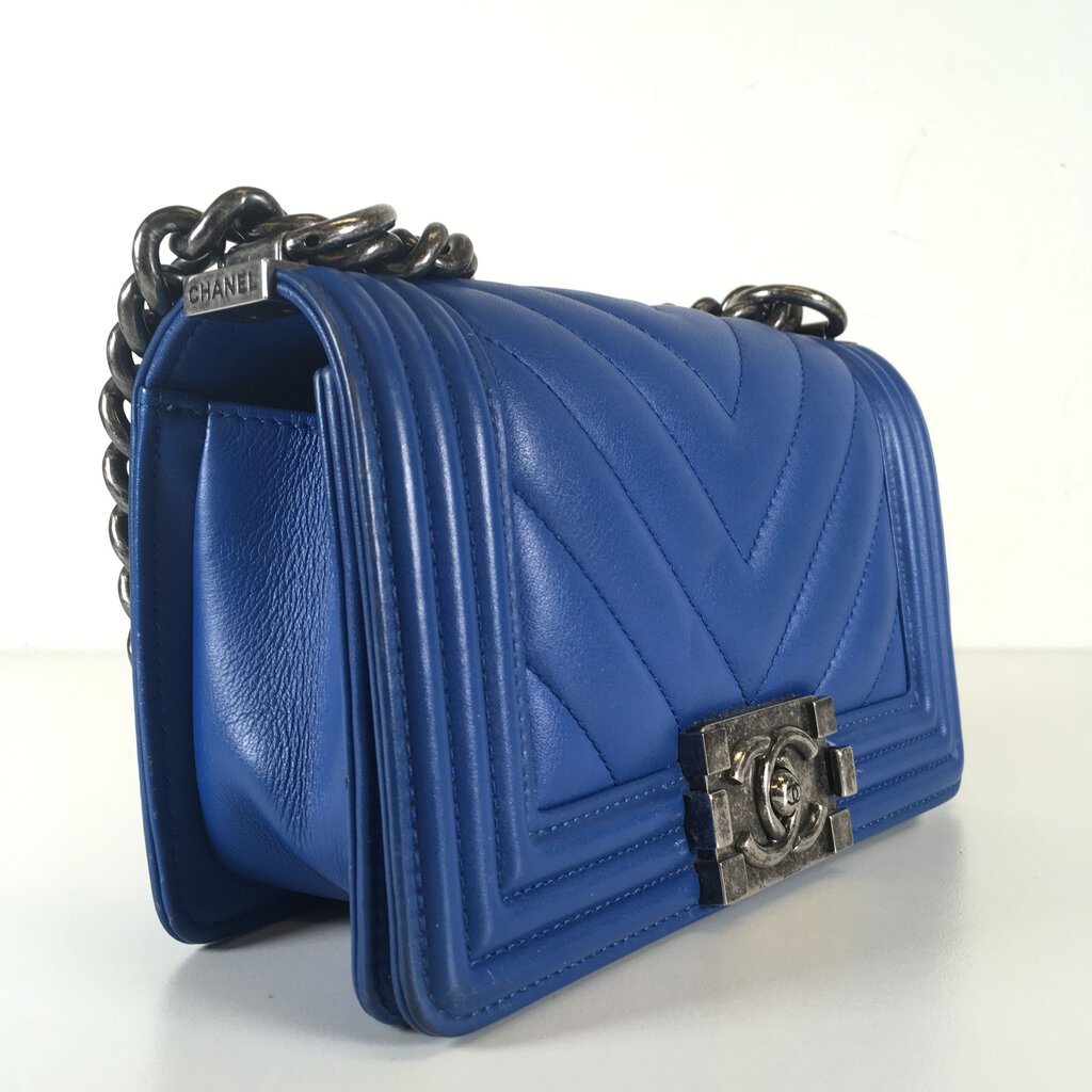 Chanel Chevron Boy Bag