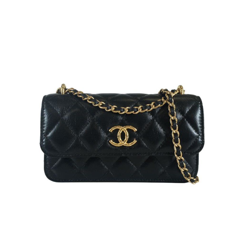 Chanel Phone Holder with Chain