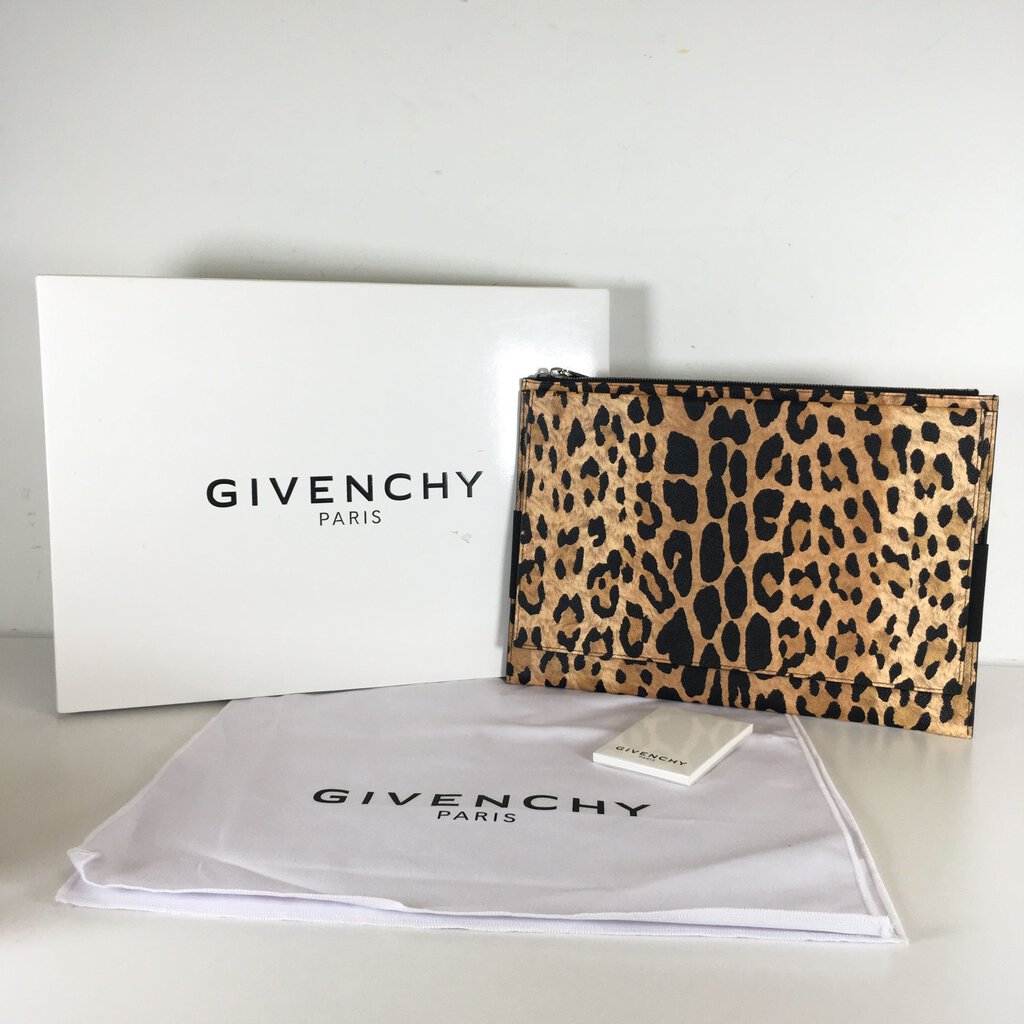 Givenchy Leopard Print Clutch