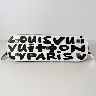 Louis Vuitton Stephen Sprouse Black White Graffiti Alma Long Horizontal