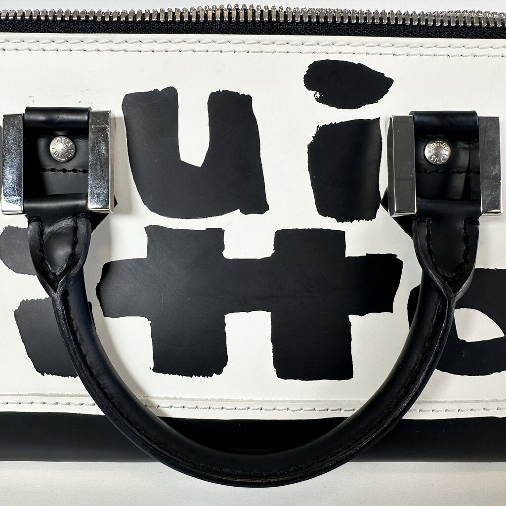 Louis Vuitton Stephen Sprouse Black White Graffiti Alma Long Horizontal