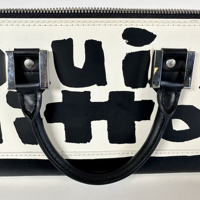 Louis Vuitton Stephen Sprouse Black White Graffiti Alma Long Horizontal