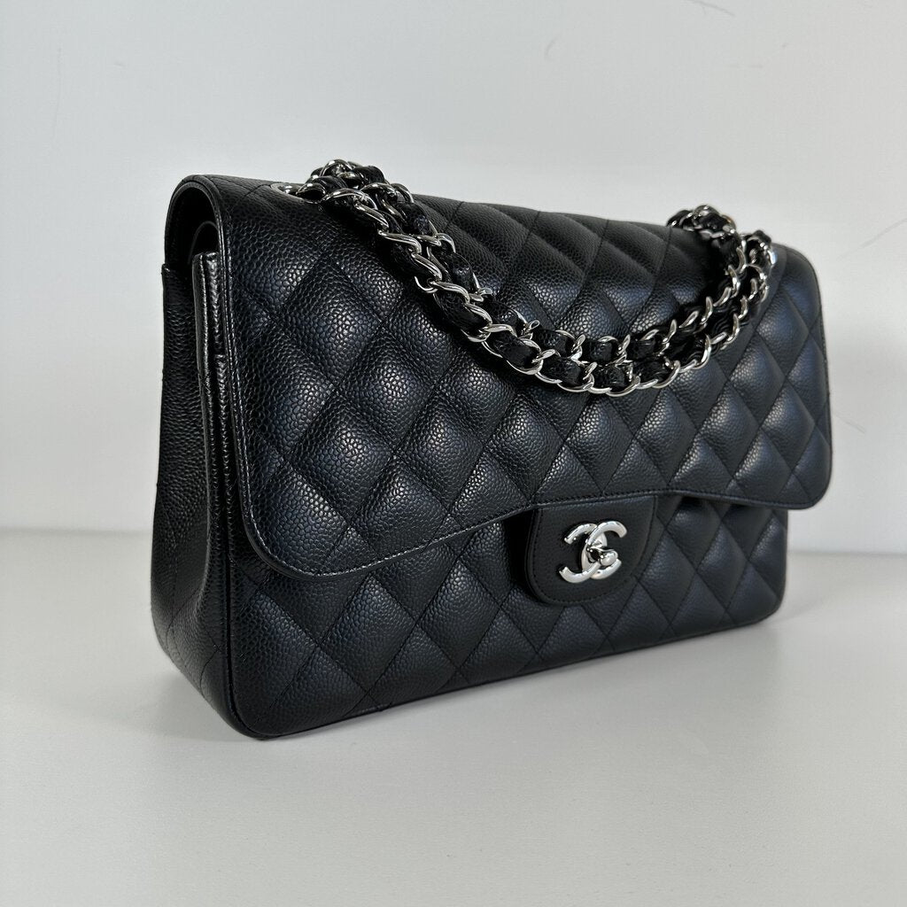 Chanel Jumbo Black Caviar