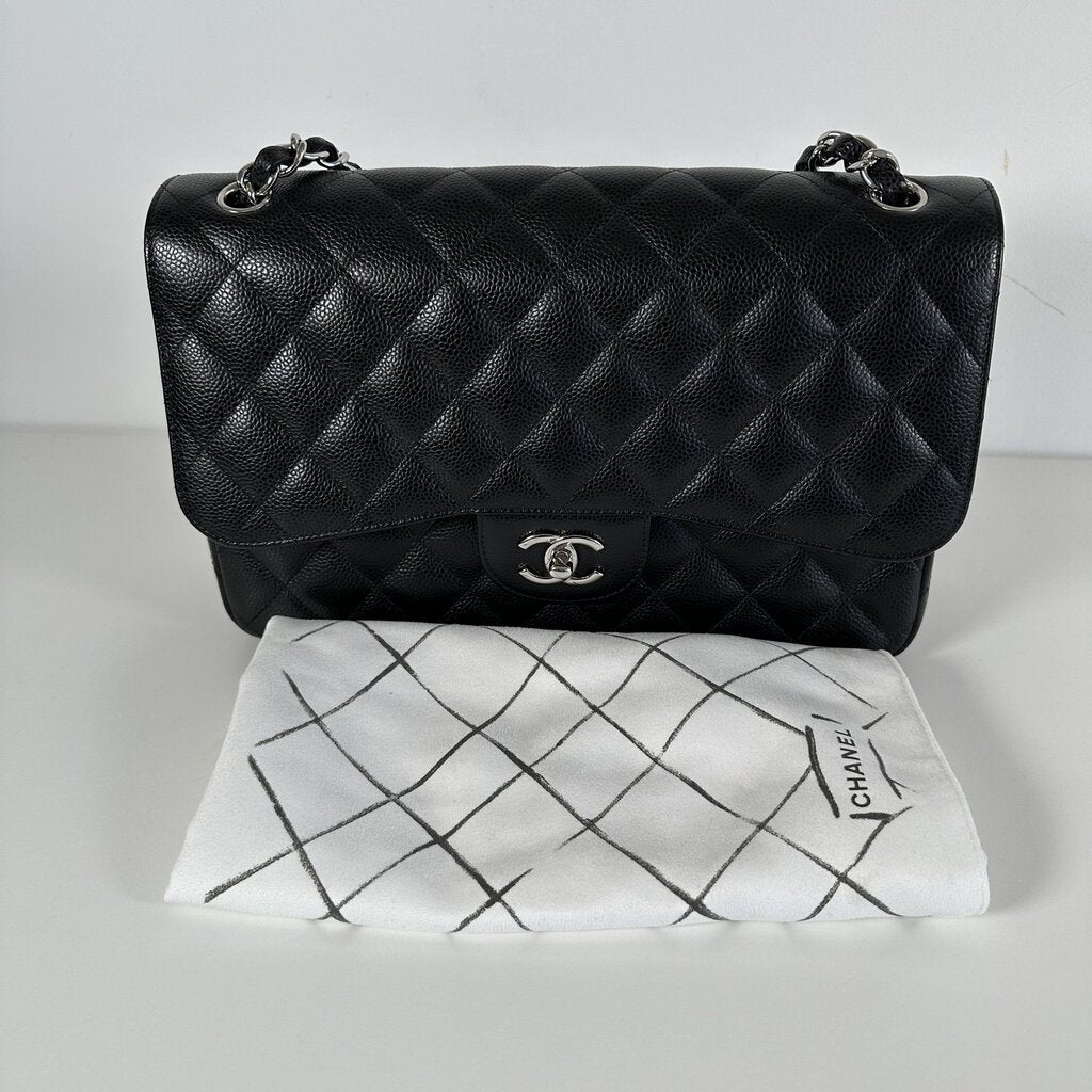 Chanel Jumbo Black Caviar