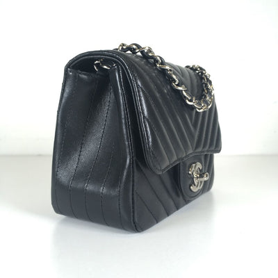 Chanel Chevron Mini Square