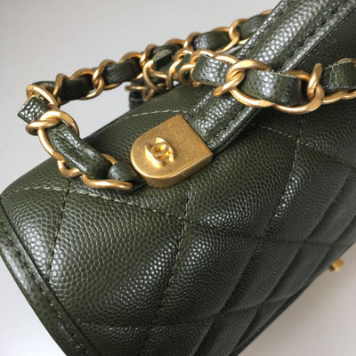 Chanel Seasonal Top Handle Flap