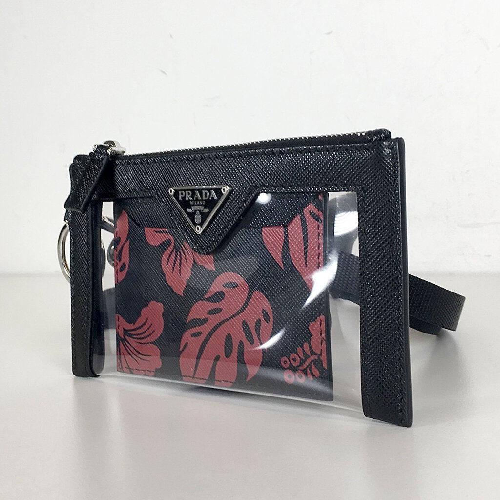 Prada Lanyard Zip Pouch with Cardholder