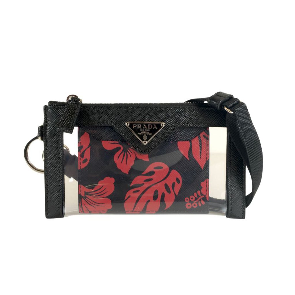 Prada Lanyard Zip Pouch with Cardholder