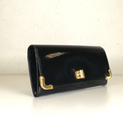 Prada Patent Long Wallet