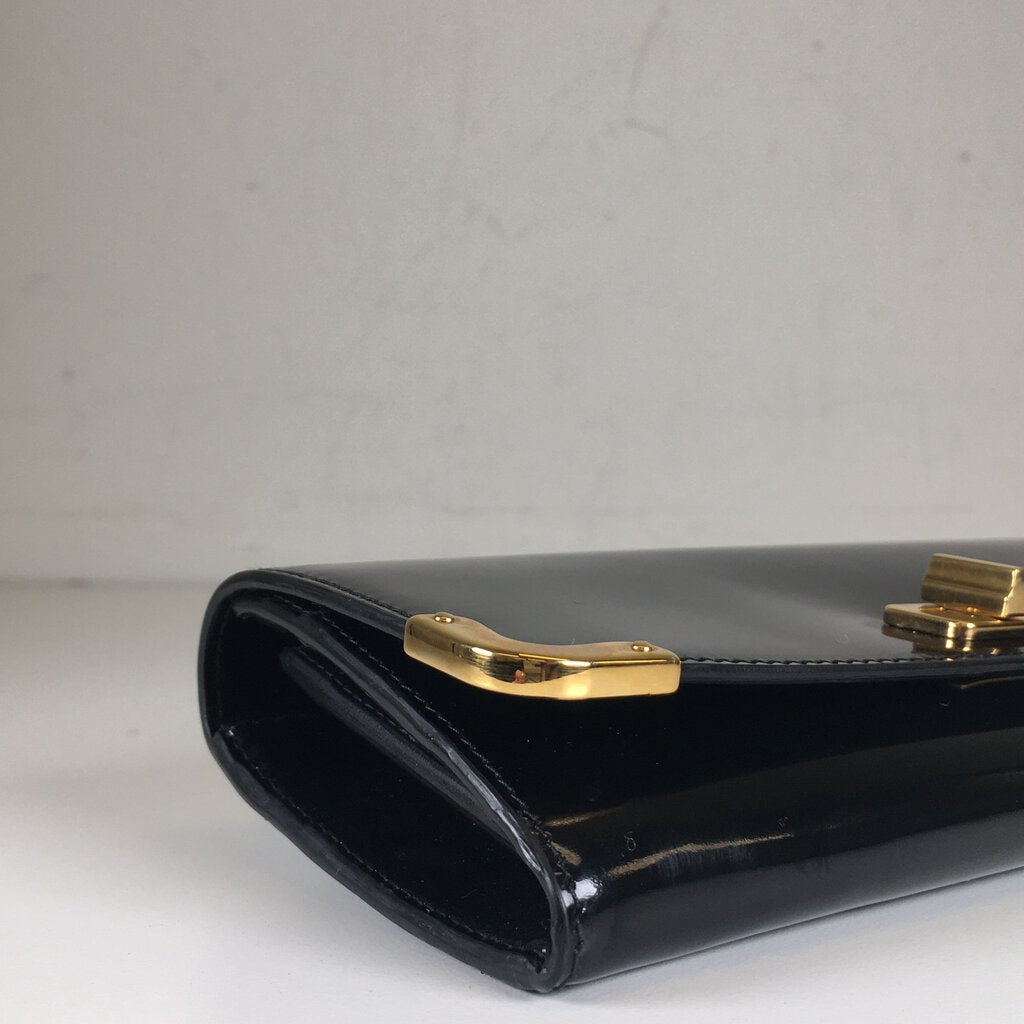 Prada Patent Long Wallet