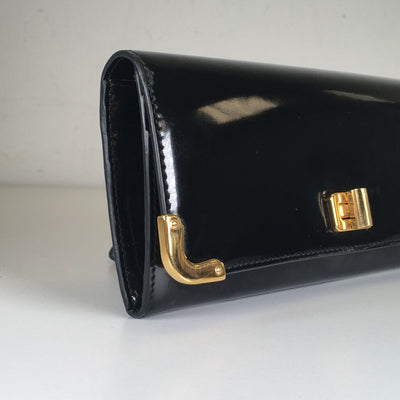 Prada Patent Long Wallet