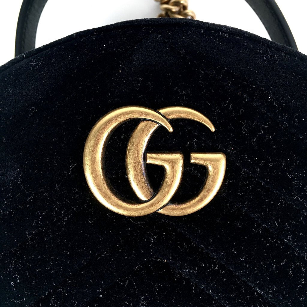 Gucci Marmont Velvet Backpack