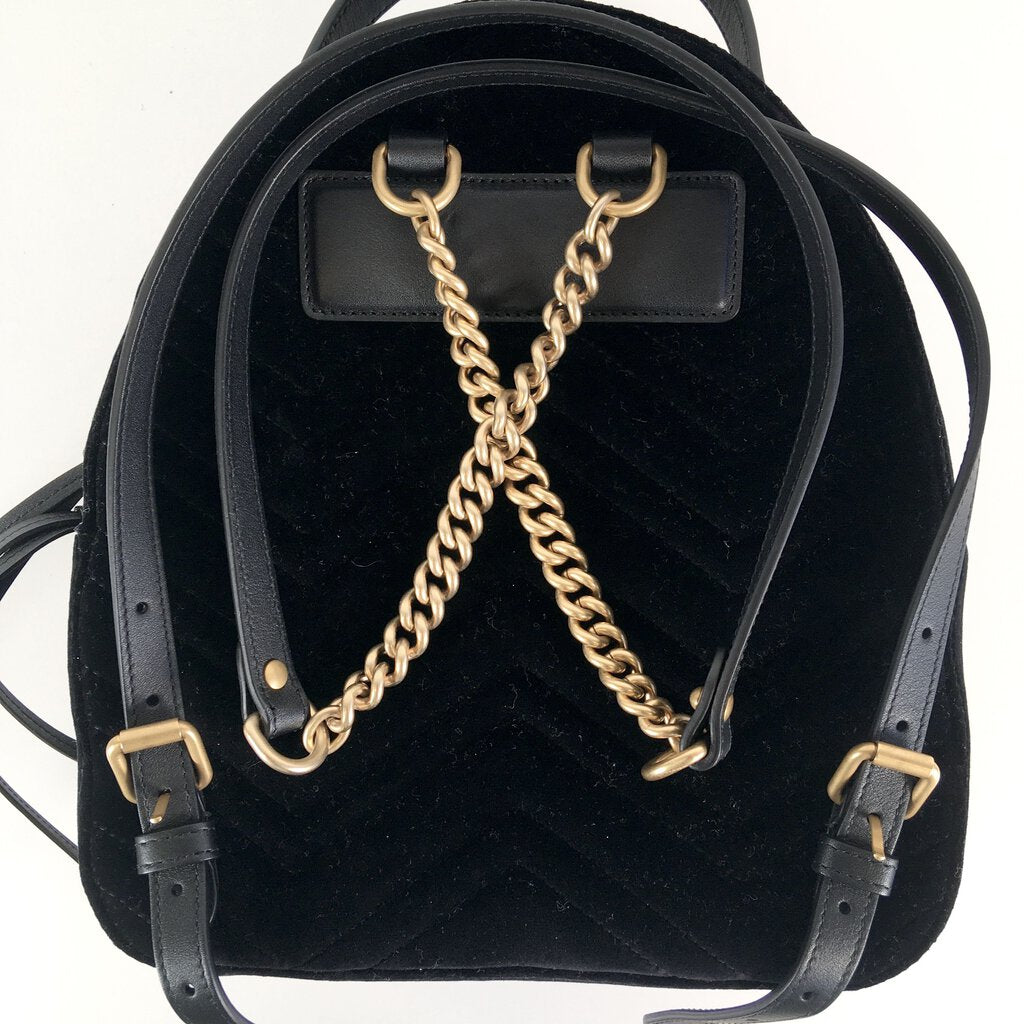 Gucci Marmont Velvet Backpack