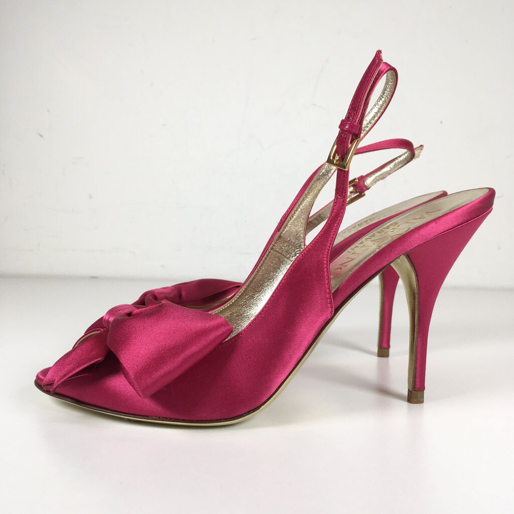 Valentino Bow Peep Toe Heels 36.5