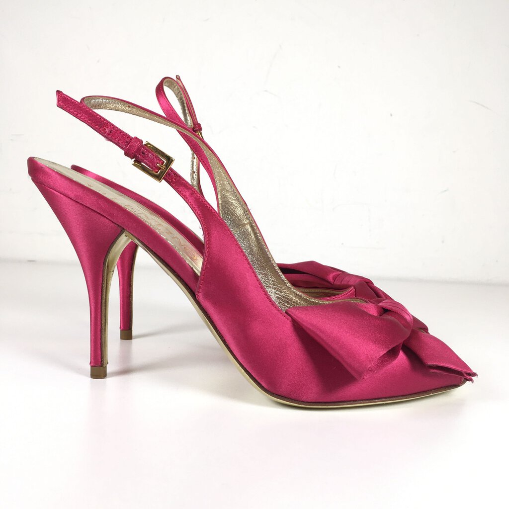 Valentino Bow Peep Toe Heels 36.5