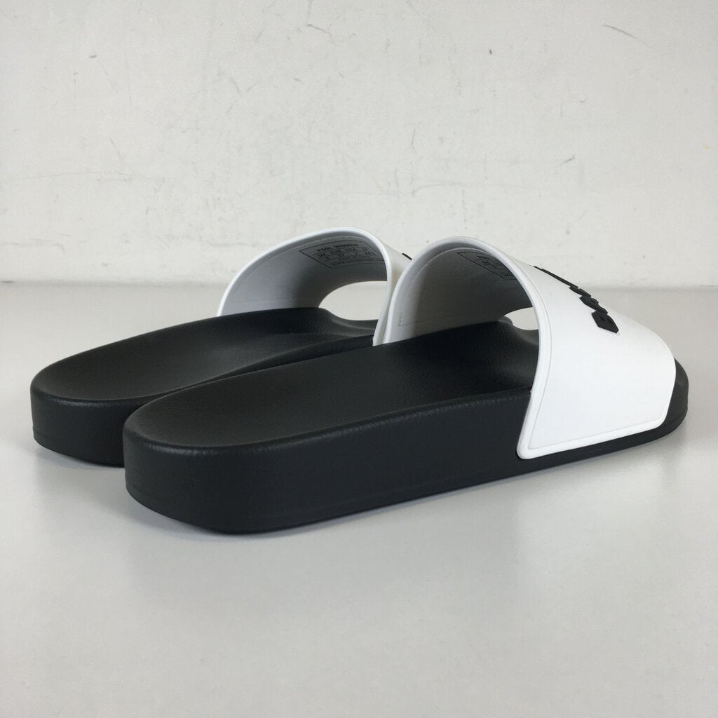 Balenciaga Rubber Logo Pool Slide Sandals 37