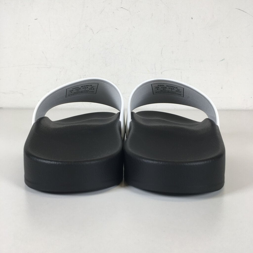 Balenciaga Rubber Logo Pool Slide Sandals 37