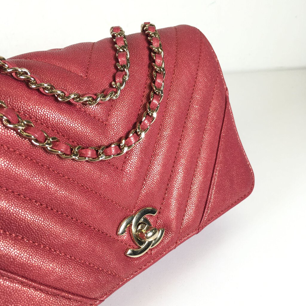 Chanel Chevron Statement Flap