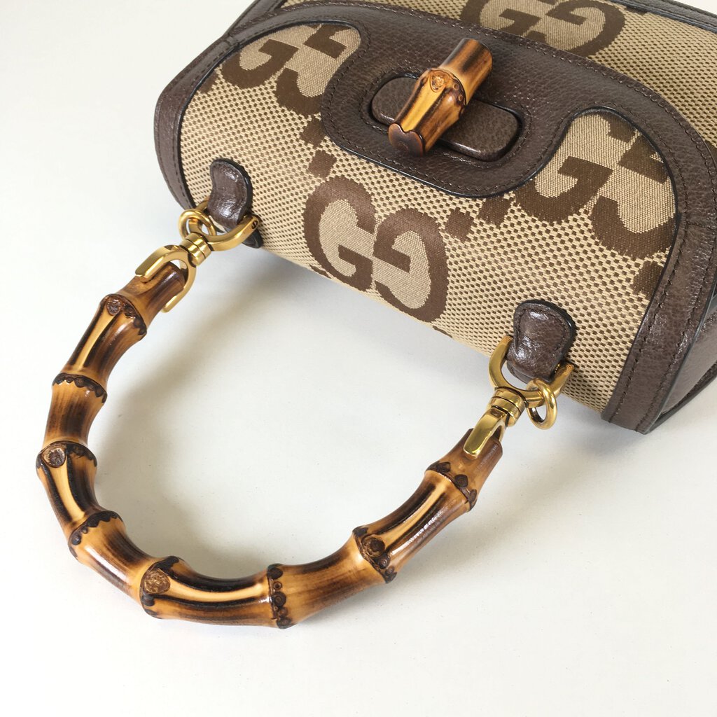 Gucci Bamboo 1947 Jumbo Top Handle Bag