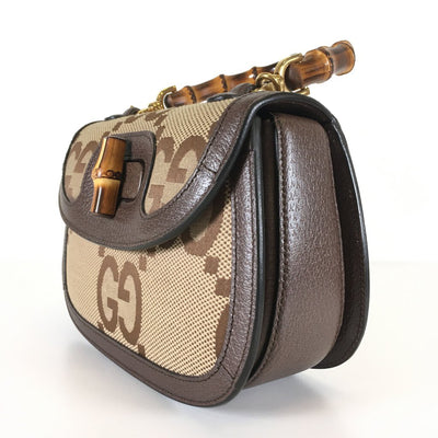 Gucci Bamboo 1947 Jumbo Top Handle Bag