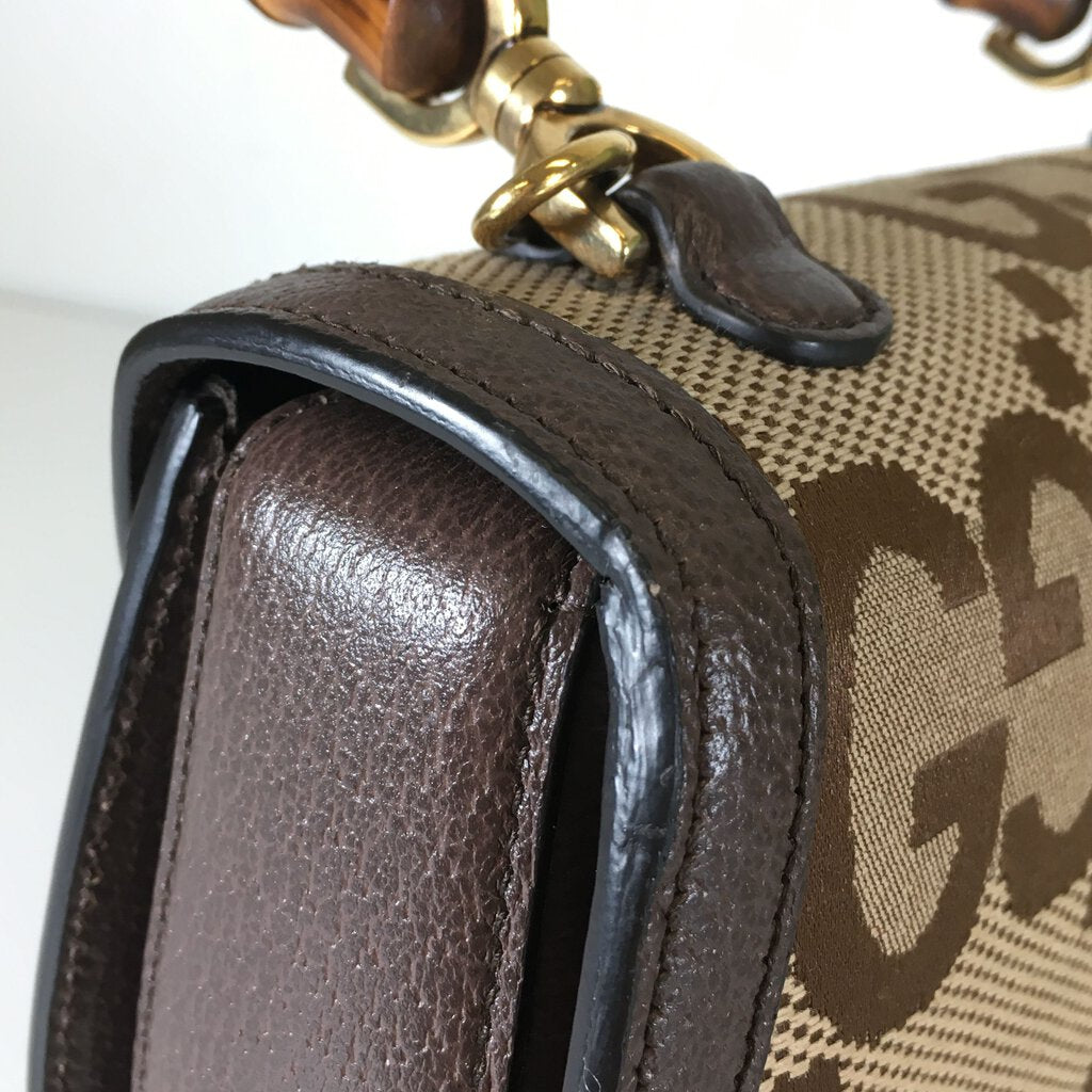 Gucci Bamboo 1947 Jumbo Top Handle Bag