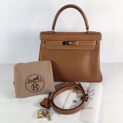 Hermes Kelly 28 Gold