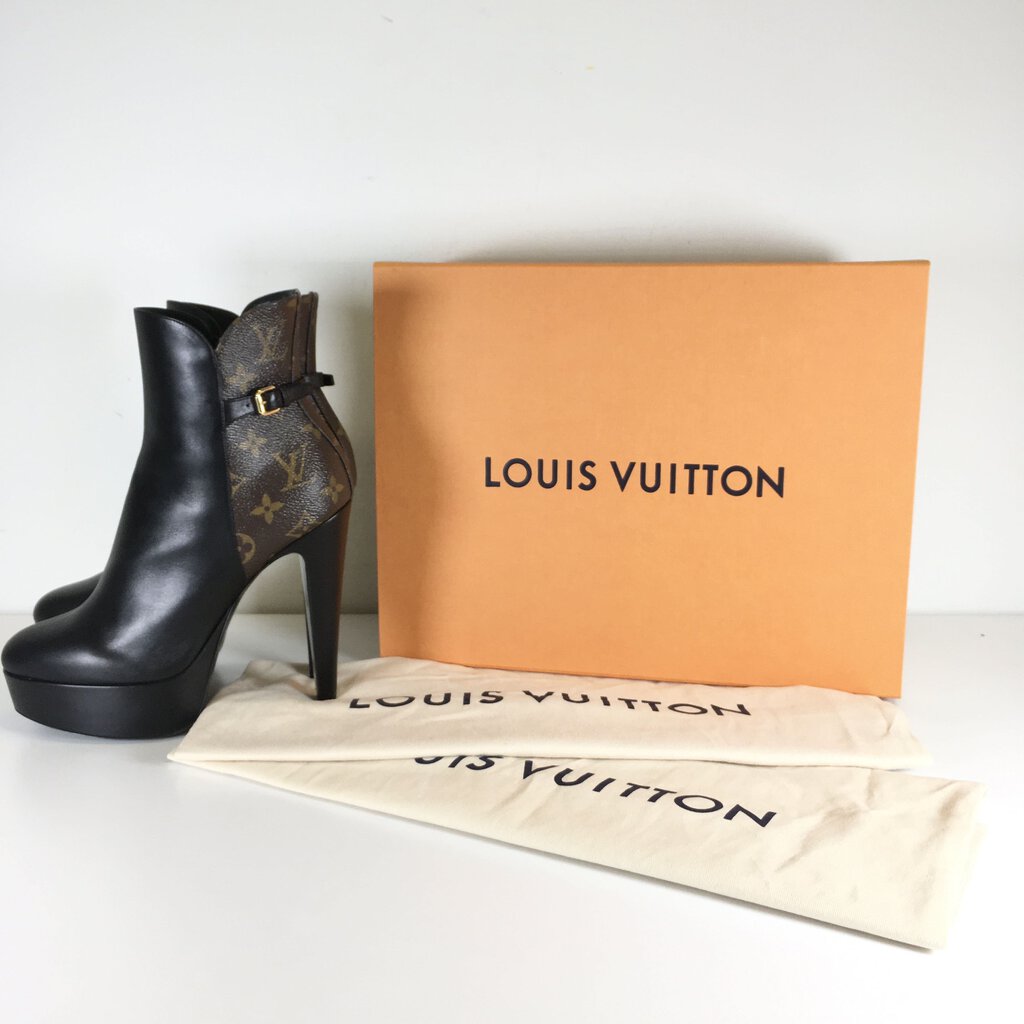 Louis Vuitton Afterglow Platform Ankle Boots