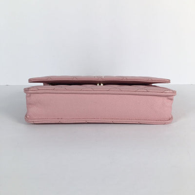 Chanel Pink Wallet on Chain