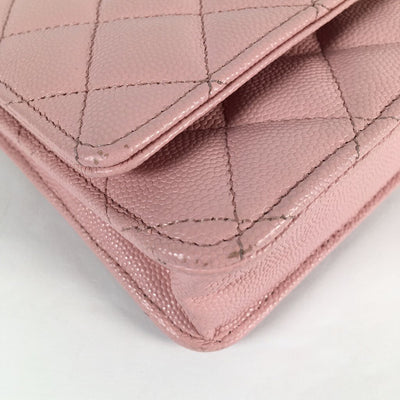 Chanel Pink Wallet on Chain