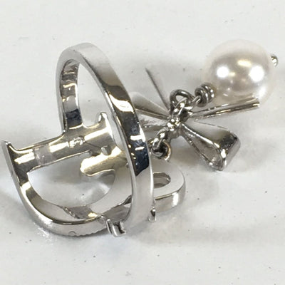 Dior Pearl Drop Bow Ring