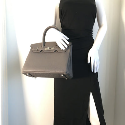 Hermes Birkin 30 Etain Gris