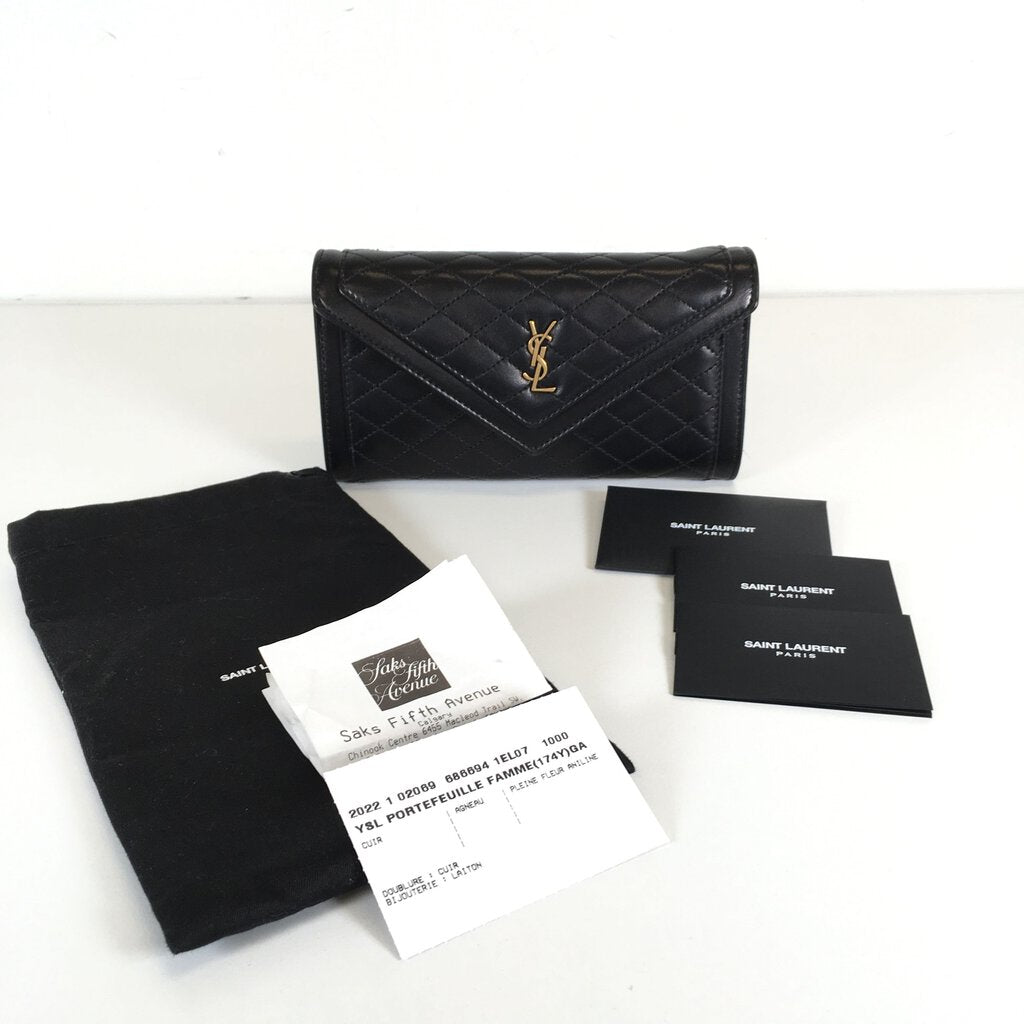 Saint Laurent (YSL) Gaby Envelope Wallet