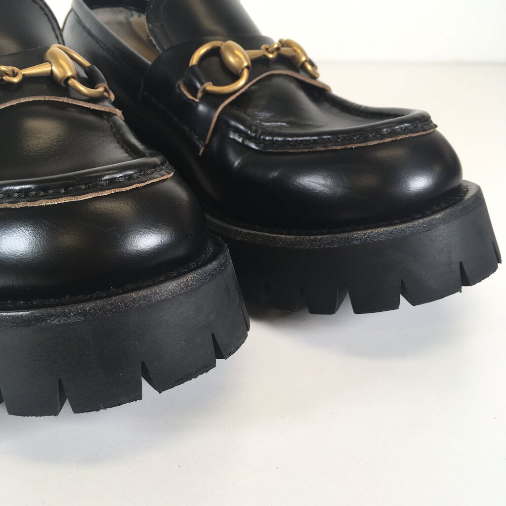 Gucci Horsebit Platform Loafers 35.5