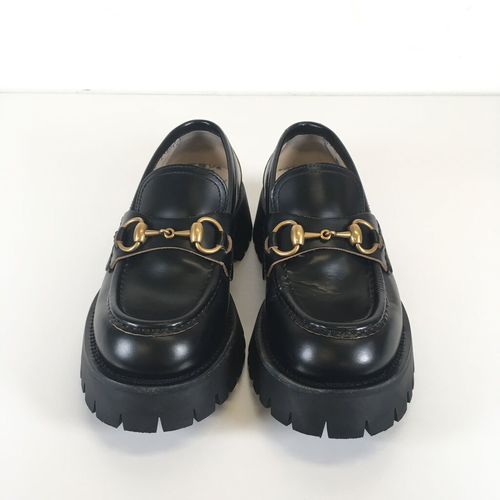 Gucci Horsebit Platform Loafers 35.5