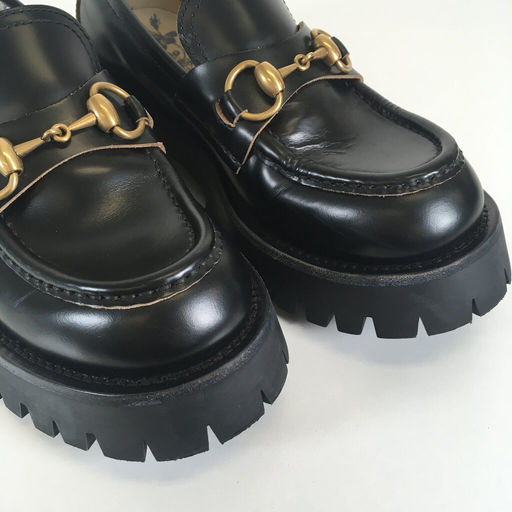 Gucci Horsebit Platform Loafers 35.5