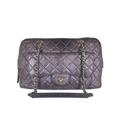 Chanel Bowling Python Bag