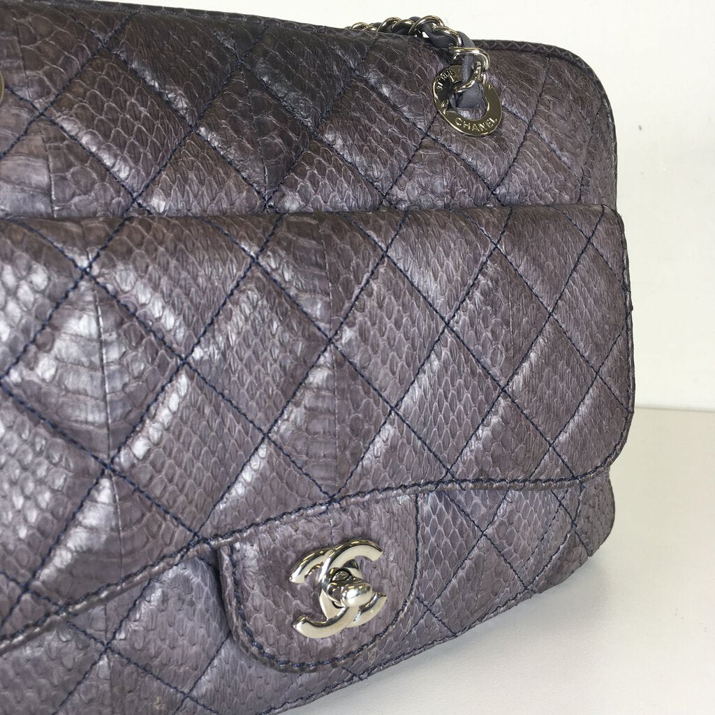 Chanel Bowling Python Bag