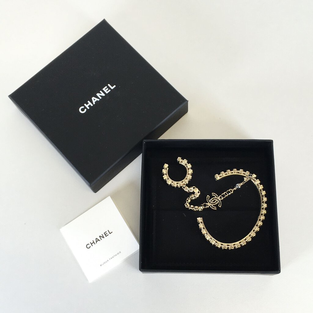 Chanel Crystals Bangle with Ring